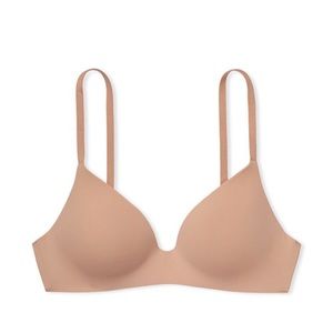 Victoria’s Secret Nude T-Shirt Lightly Lined Wireless Bra Size 34A